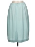 Assorted Brands 100% Polyester Solid Teal Casual Skirt Size 12 - photo 2