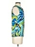 Peter Nygard Blue Sleeveless Blouse Size S - photo 4