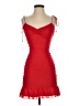 Selfie Leslie 100% Polyester Red Cocktail Dress Size S - photo 1