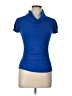 Takeout Blue Short Sleeve Top Size L - photo 1
