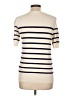 Zara Ivory Short Sleeve Turtleneck Size L - photo 2