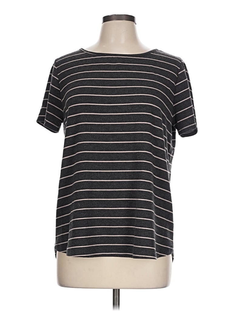 Pre-owned Pink Clover Short Sleeve T-shirt In Black
