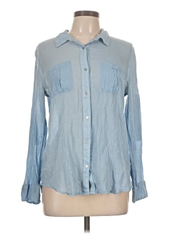 Calvin Klein Long Sleeve Button-Down Shirt (view 1)