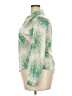 West End 100% Polyester Print Green Long Sleeve Blouse Size 18 - photo 5