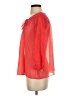 Jessica Simpson 100% Polyester Red 3/4 Sleeve Blouse Size S - photo 5