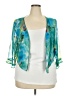 ASHRO 100% Polyester Teal Kimono Size 18 - photo 1