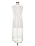 Zara Chevron-herringbone Ivory Cocktail Dress Size S - photo 1