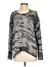 Enza Costa 100% Cashmere Camo Gray Cashmere Pullover Sweater Size S - photo 1