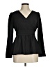 Shein Black Long Sleeve Blouse Size 6 - photo 1