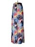 Forever 21 100% Polyester Tropical Blue Casual Pants Size M - photo 1