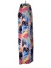 Forever 21 100% Polyester Tropical Blue Casual Pants Size M - photo 4