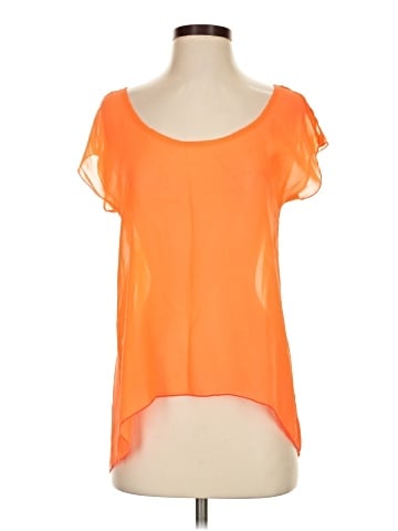 Pretty Rebellious Short Sleeve Blouse (view 1)