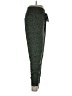 Hush Print Green Casual Pants Size 10 - photo 4