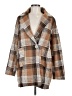 Timing Plaid Brown Coat Size M - photo 1