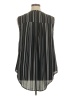 Torrid Stripes Black Sleeveless Blouse Size 1X Plus (1) - photo 2