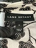Lane Bryant 100% Rayon Animal Print Silver Short Sleeve Blouse Size 14 - photo 7