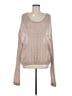 Free People Silver Long Sleeve Top Size M - photo 1