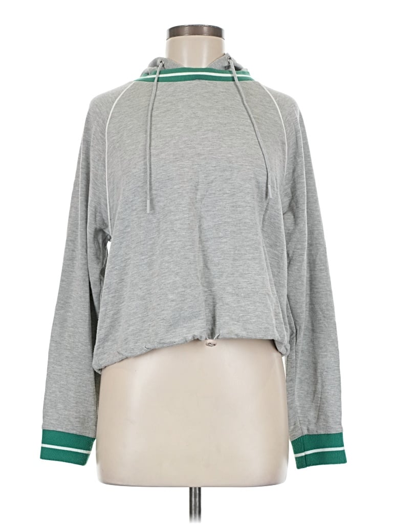 Pre-owned Hippie Rose Sweatshirt In Gray