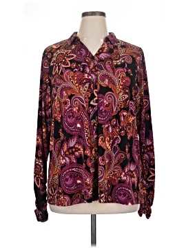 Susan Graver Long Sleeve Blouse