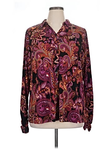 Susan Graver Long Sleeve Blouse (view 1)