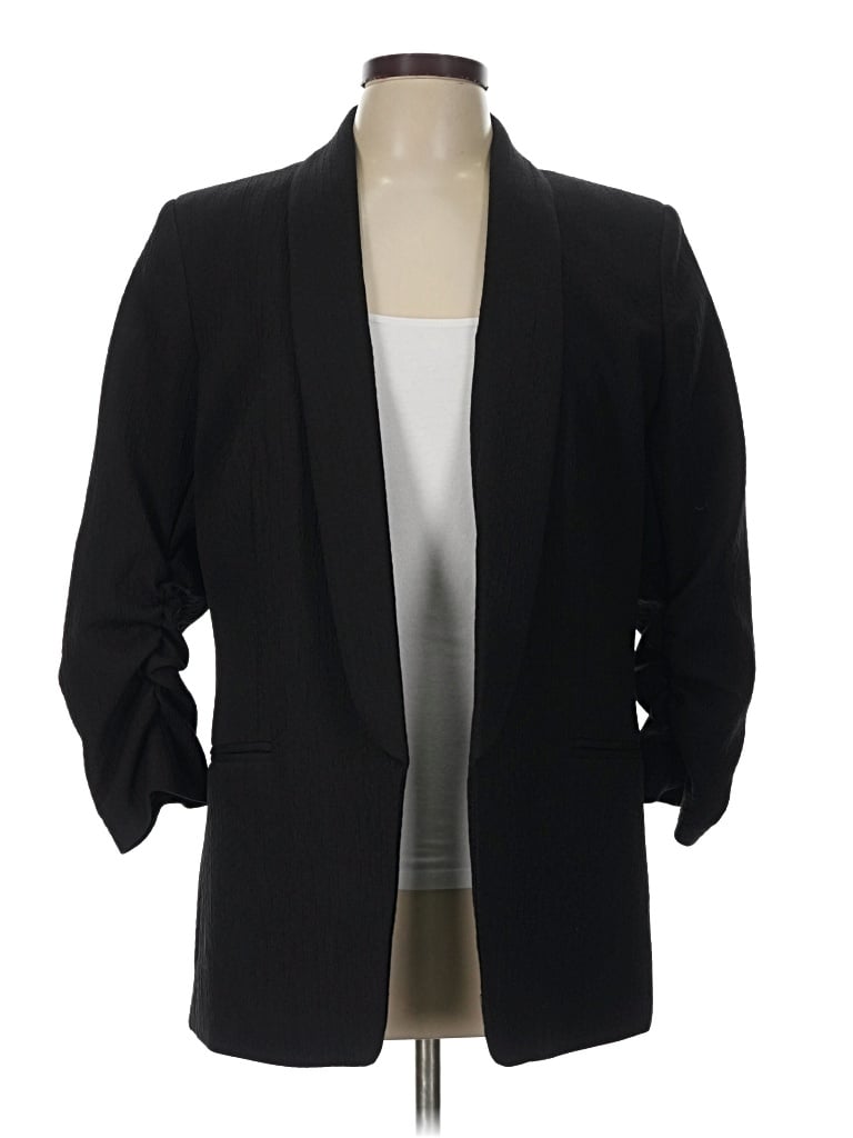 Pre-owned Dkny Blazer Jacket In Black