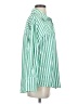 Unbranded Stripes Green Long Sleeve Button-Down Shirt Size XS - photo 4