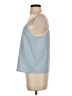 Shein Blue Sleeveless Blouse Size 4 - photo 5