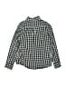 Crewcuts Checkered-gingham Green Long Sleeve Button-Down Shirt Size 12 - photo 2