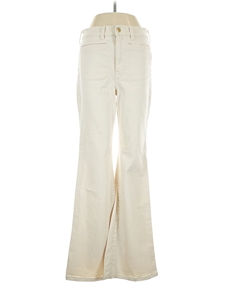 Pre-owned Jcrew Jeans In Ivory
