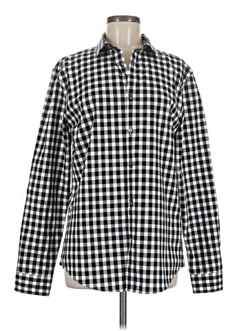 Calvin Klein Long Sleeve Button-Down Shirt (view 1)