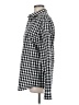 Calvin Klein Checkered-gingham Black Long Sleeve Button-Down Shirt Size M - photo 5