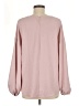 Unbranded 100% Polyester Pink Long Sleeve Blouse Size M - photo 2