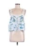 LoveShackFancy 100% Cotton Blue Sleeveless Blouse Size M - photo 1