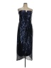 City Chic 100% Polyester Blue Cocktail Dress Size 14 Plus (XS) - photo 1