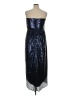 City Chic 100% Polyester Blue Cocktail Dress Size 14 Plus (XS) - photo 2