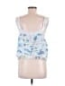 LoveShackFancy 100% Cotton Blue Sleeveless Blouse Size M - photo 2