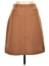 H&M 100% Polyester Solid Brown Formal Skirt Size 4 - photo 1