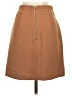 H&M 100% Polyester Solid Brown Formal Skirt Size 4 - photo 2