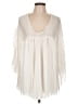Assorted Brands 100% Polyester Ivory White Long Sleeve Blouse Size L - photo 1