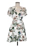 AaKaa Floral White Cocktail Dress Size M - photo 1