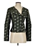 French Connection Print Green Jacket Size 2 - photo 1