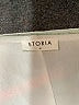 Storia 100% Polyester Ivory Casual Dress Size M - photo 7