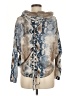 Ariella Animal Print Silver Turtleneck Sweater Size M - photo 2