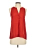 Joie 100% Polyester Red Sleeveless Blouse Size XS - photo 1