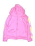 Puma 100% Polyester Pink Zip Up Hoodie Size 7 - photo 1