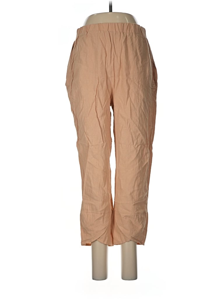 Pre-owned Unbranded Casual Pants In Tan