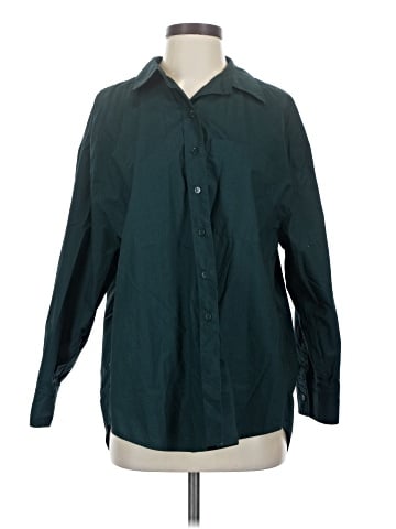 Oysho Long Sleeve Button-Down Shirt (view 1)