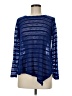 Bobeau Blue Long Sleeve Top Size M - photo 1