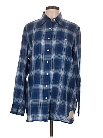 Lauren by Ralph Lauren Long Sleeve Button-Down Shirt (view 1)