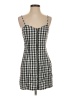 Unbranded Checkered-gingham Black Casual Dress Size S (estimated) - photo 1